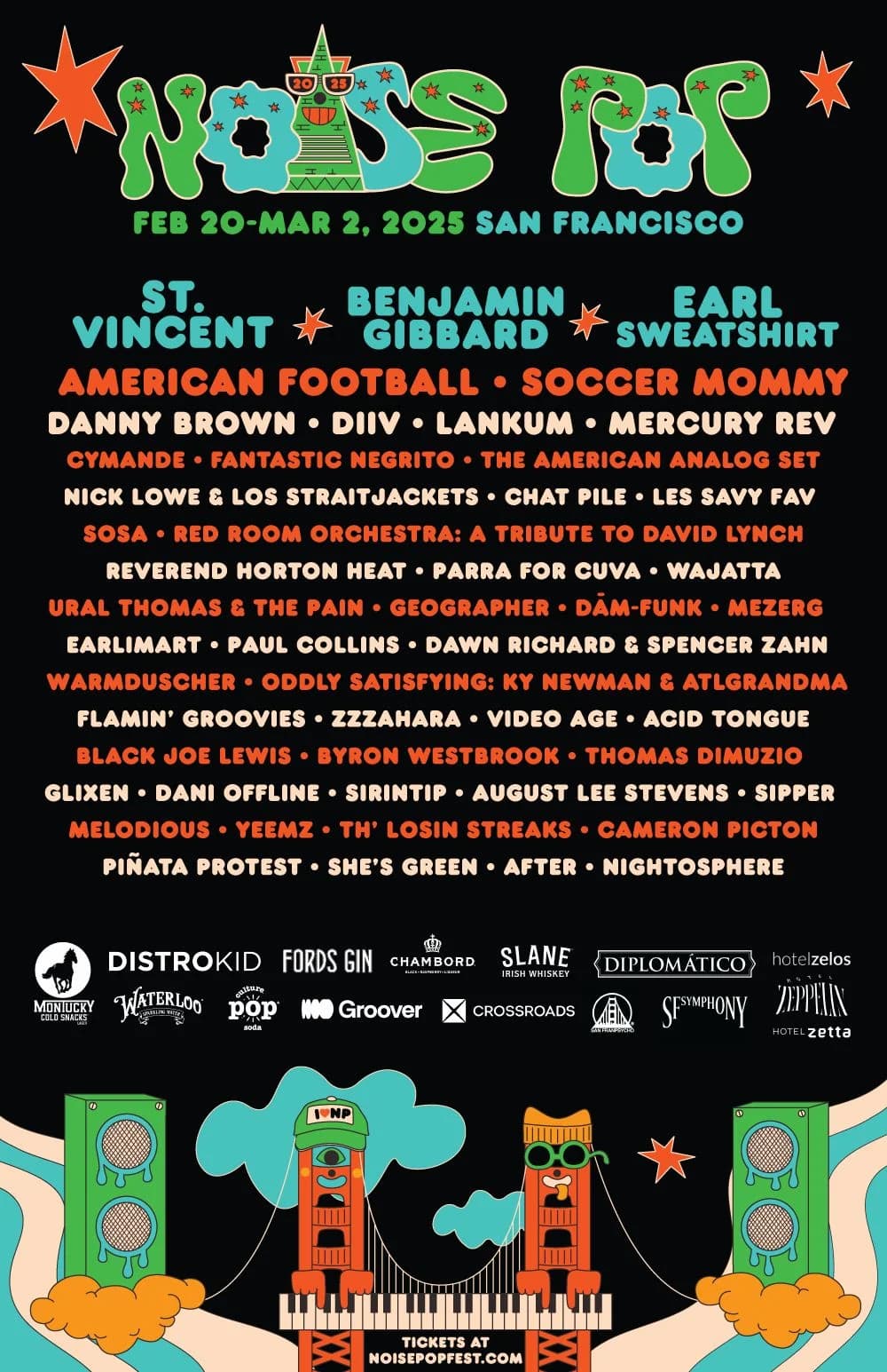 Cover Image for Noise Pop Festival 2026 San Francisco Expands to 11 Days